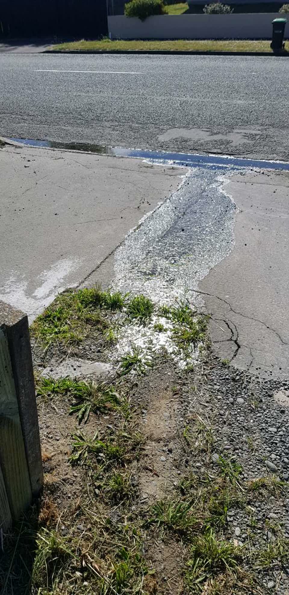 The photograph attached to this water supply report
