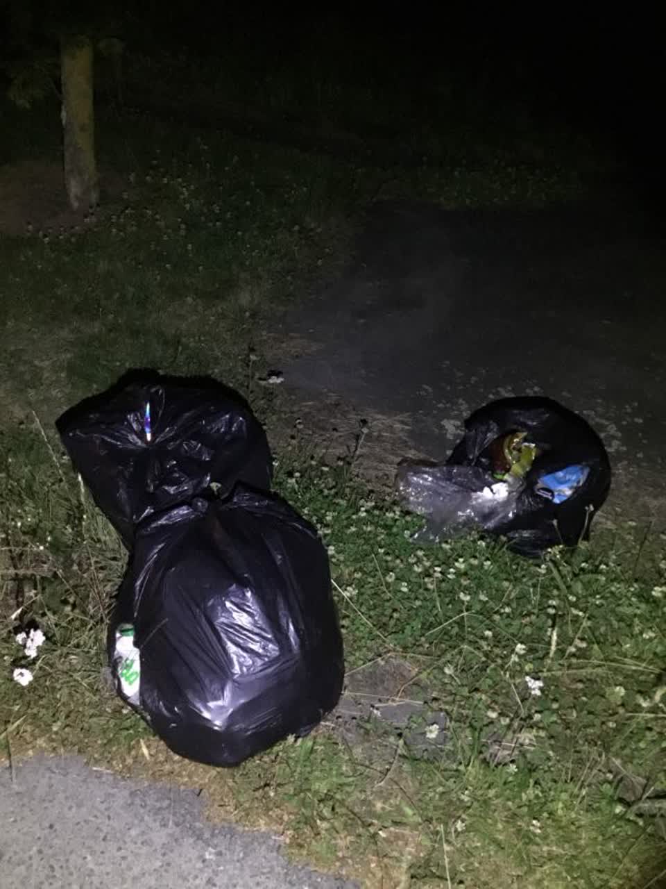 The photograph attached to this rubbish/recycling report