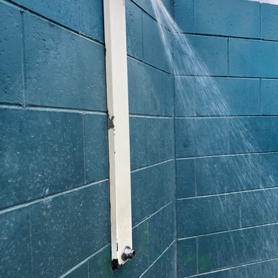 The photograph attached to this water supply report