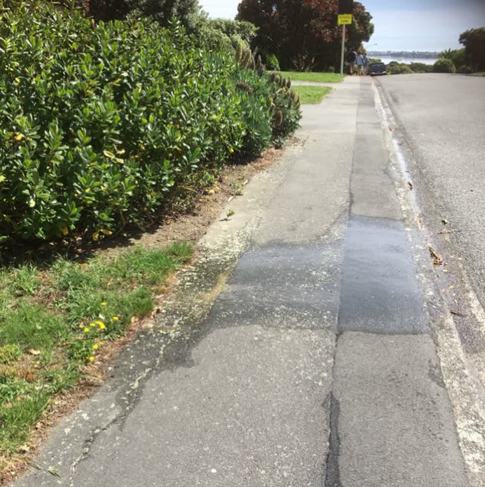 The photograph attached to this water supply report