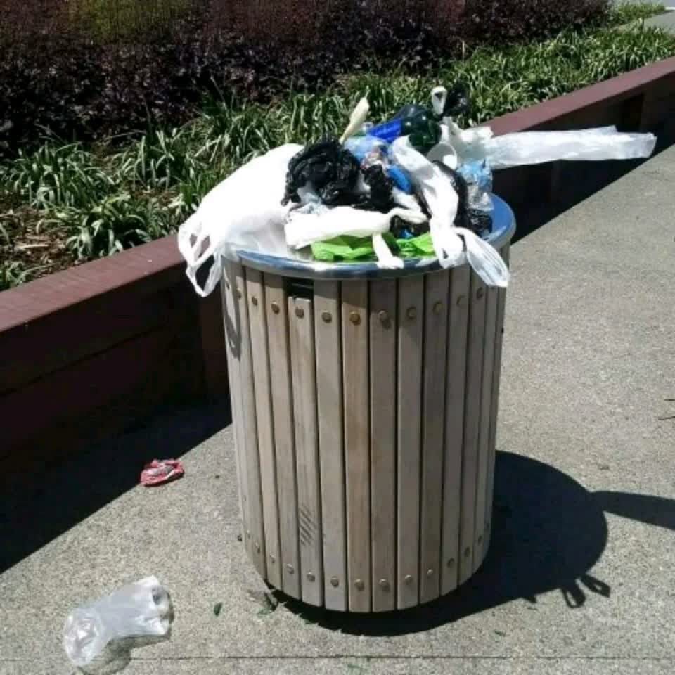 The photograph attached to this rubbish/recycling report