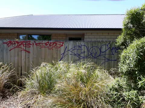 Graffiti, a report photo