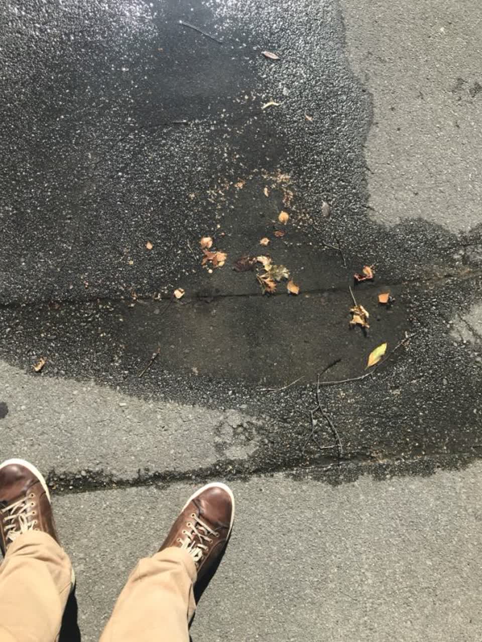 The photograph attached to this water supply report