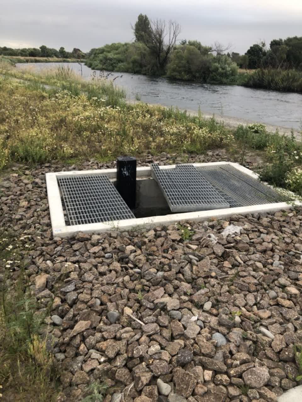 The photograph attached to this wastewater/stormwater report
