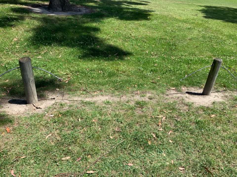 The photograph attached to this parks report