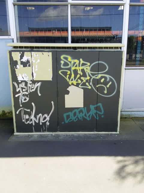 Graffiti, a report photo