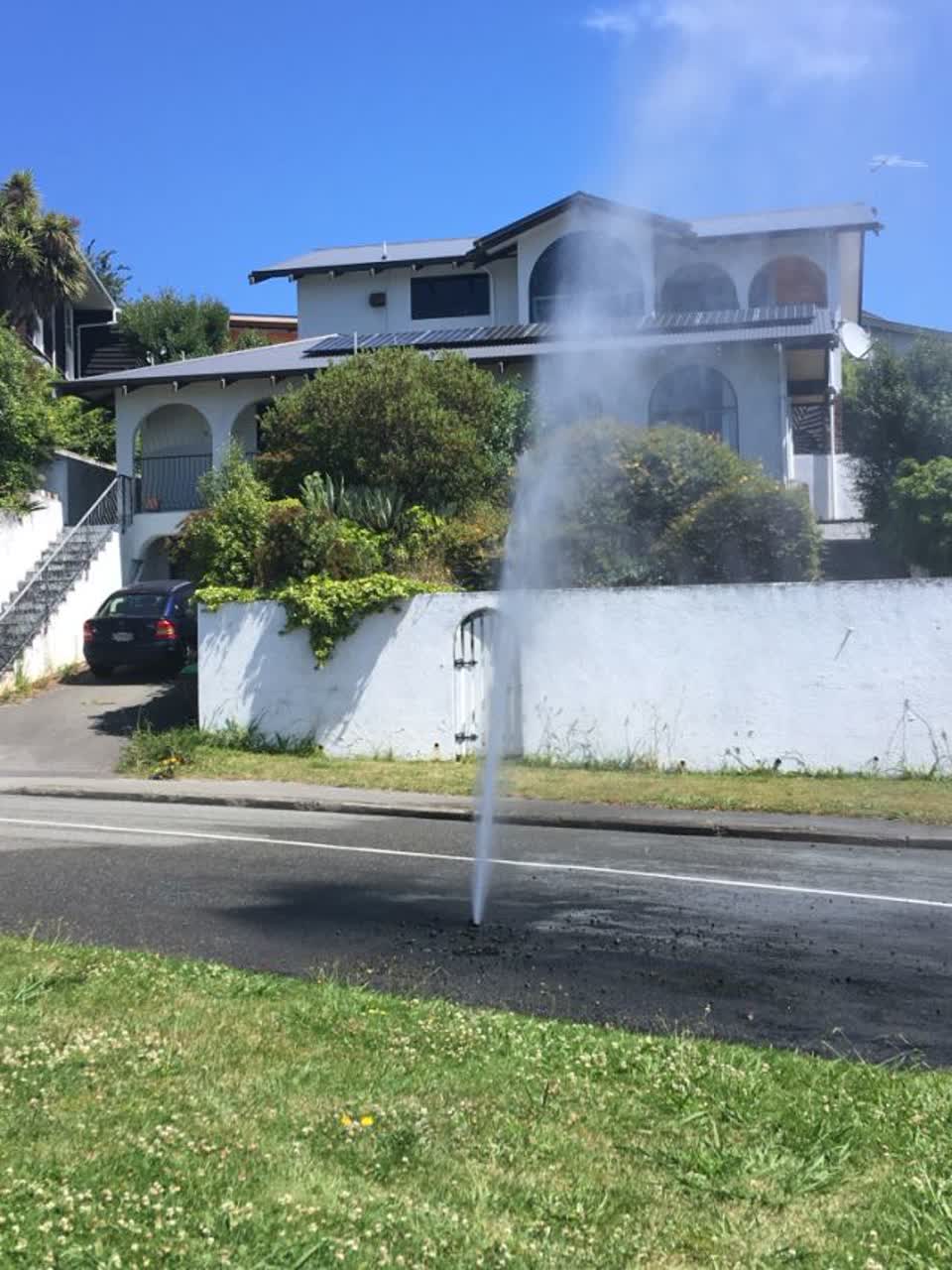 The photograph attached to this water supply report
