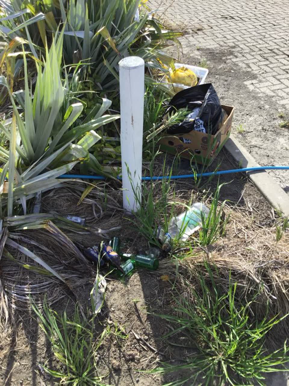 The photograph attached to this rubbish/recycling report