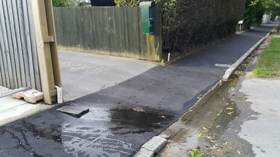 The photograph attached to this water supply report