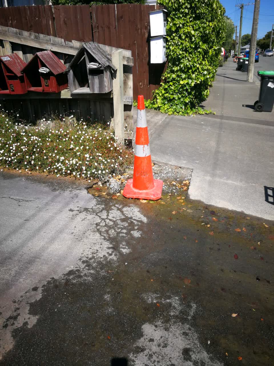The photograph attached to this wastewater/stormwater report