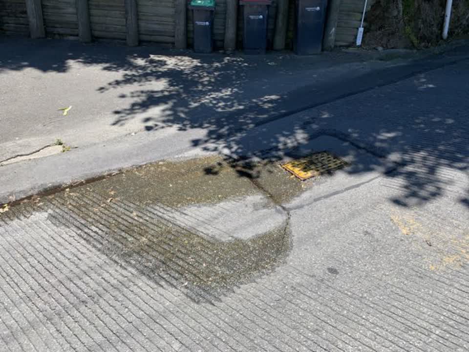 The photograph attached to this water supply report