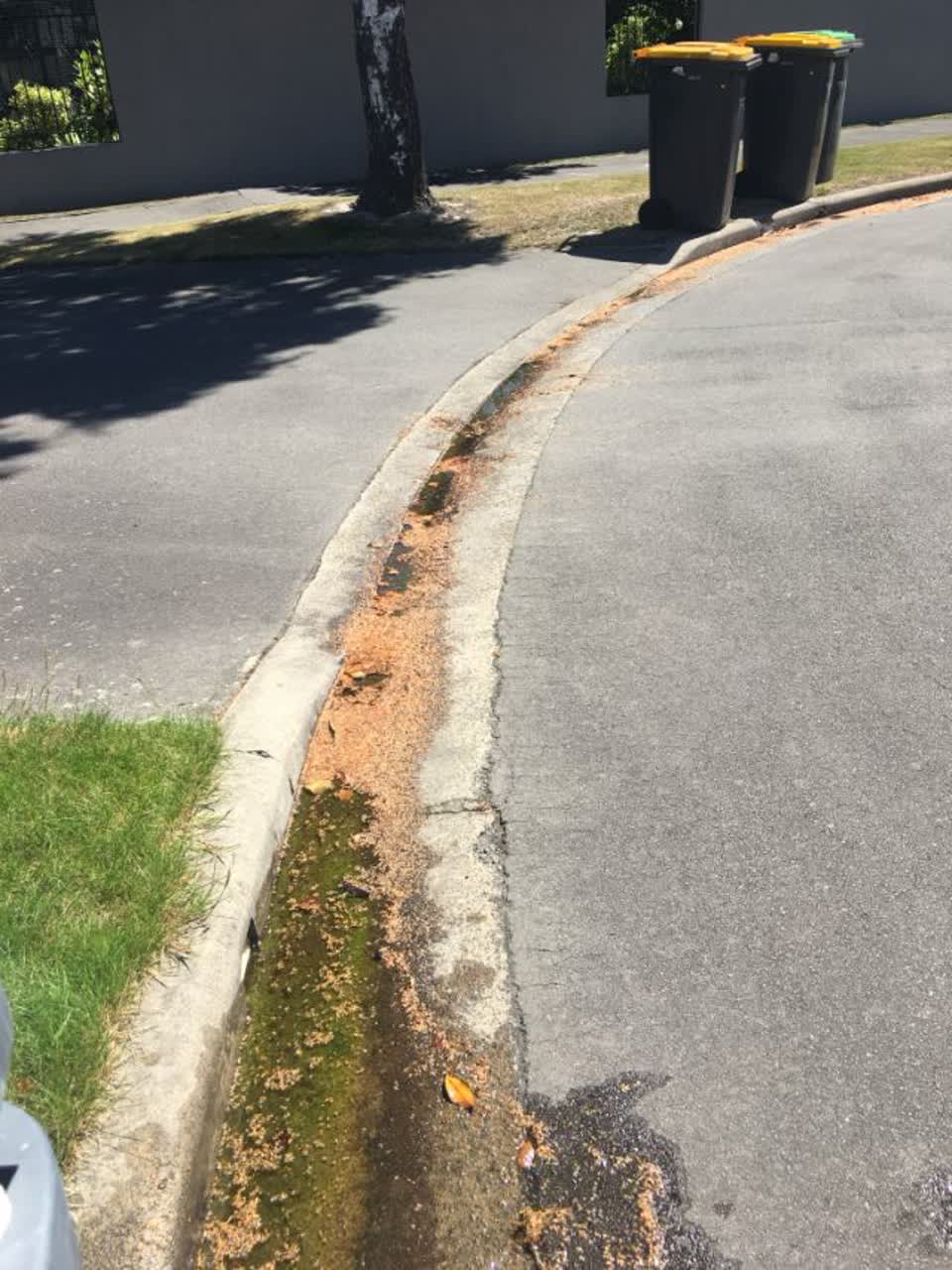 The photograph attached to this wastewater/stormwater report