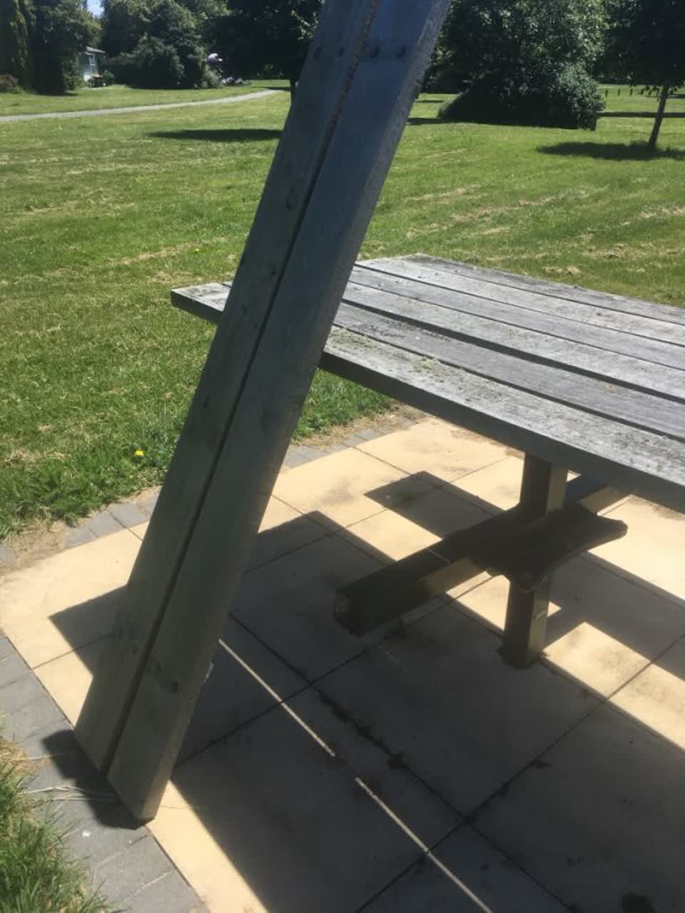 The photograph attached to this parks report