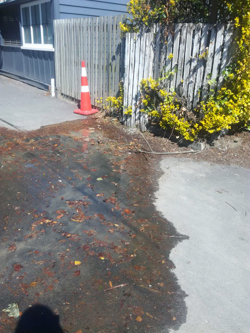 The photograph attached to this water supply report