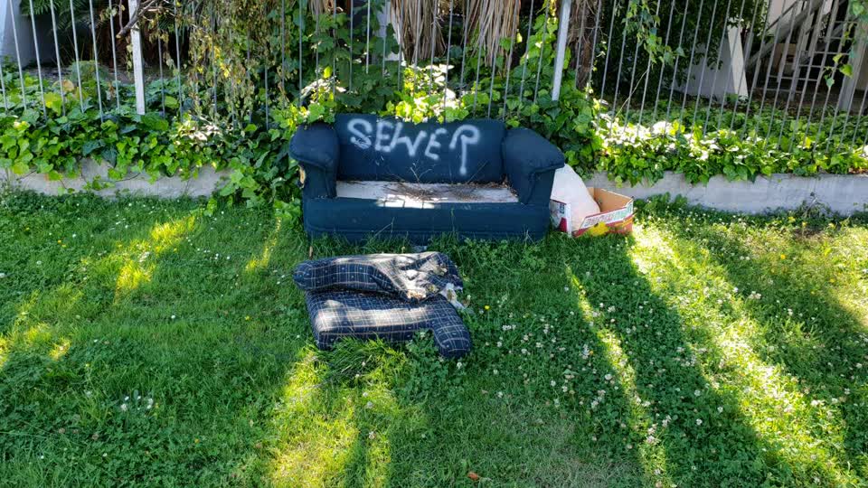 The photograph attached to this rubbish/recycling report