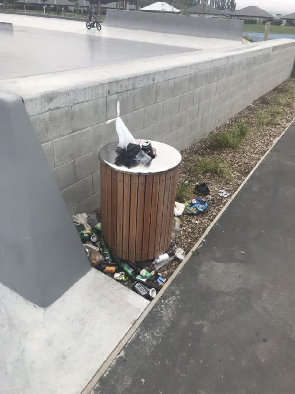 The photograph attached to this parks report
