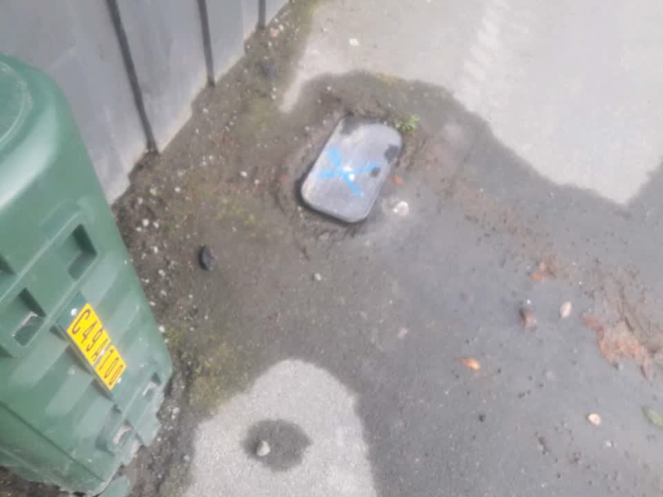 The photograph attached to this wastewater/stormwater report
