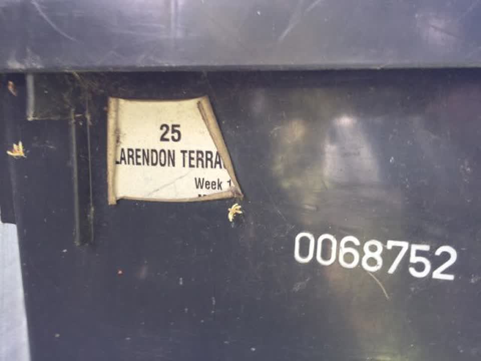 The photograph attached to this rubbish/recycling report