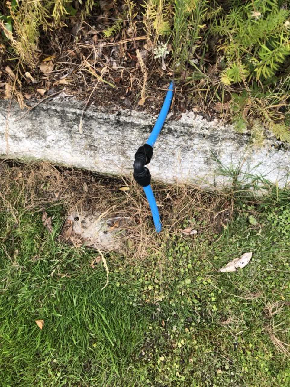 The photograph attached to this wastewater/stormwater report
