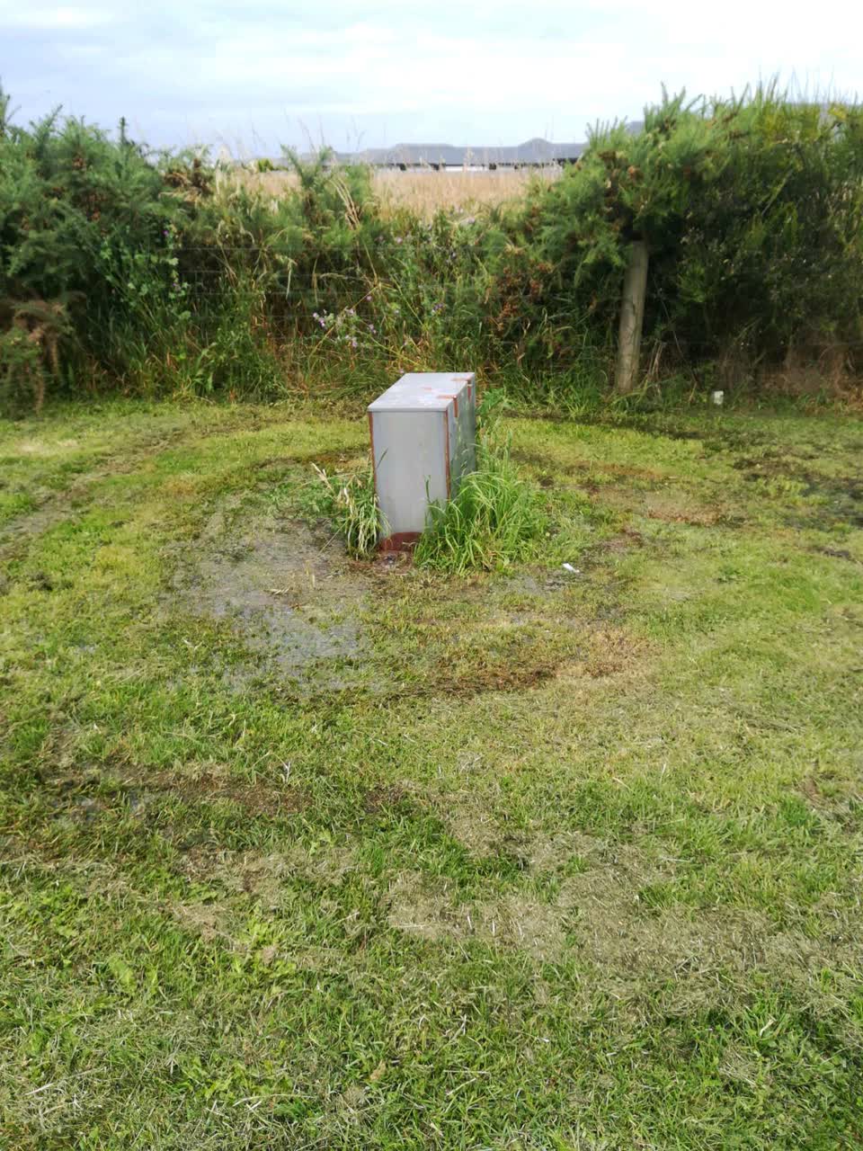 The photograph attached to this flooding report