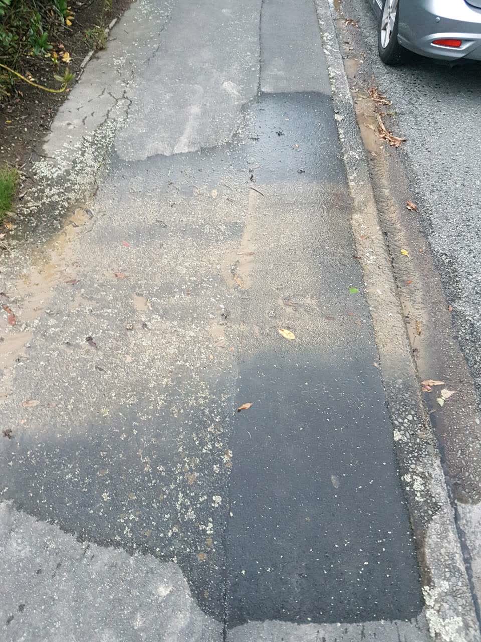 The photograph attached to this water supply report