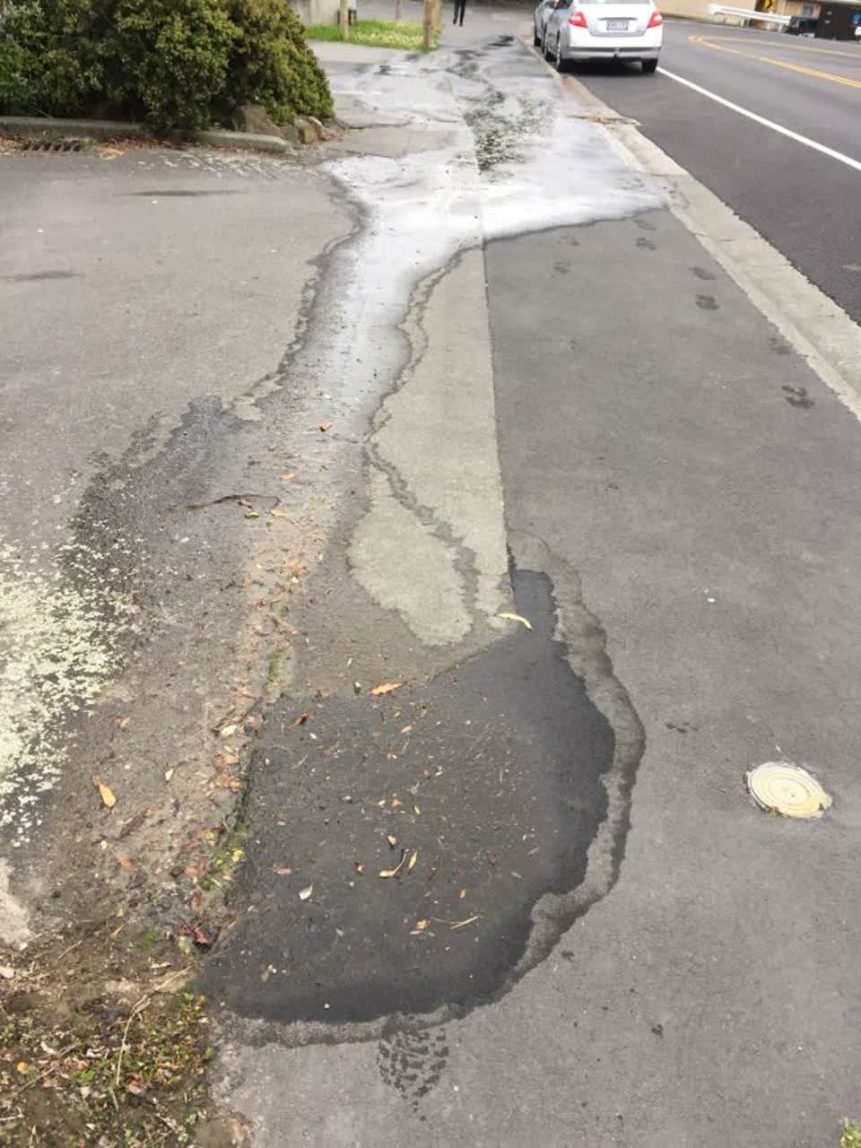 The photograph attached to this water supply report