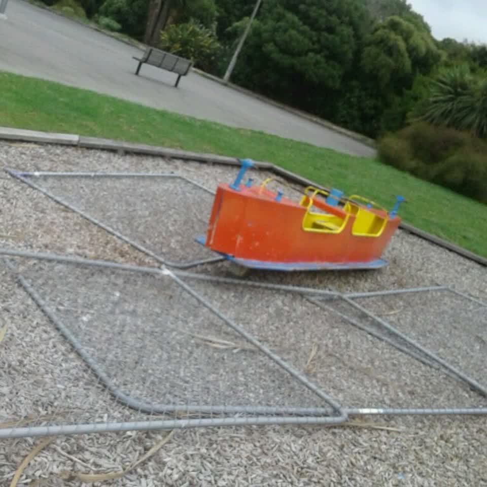 The photograph attached to this parks report
