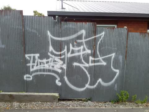 Graffiti, a report photo