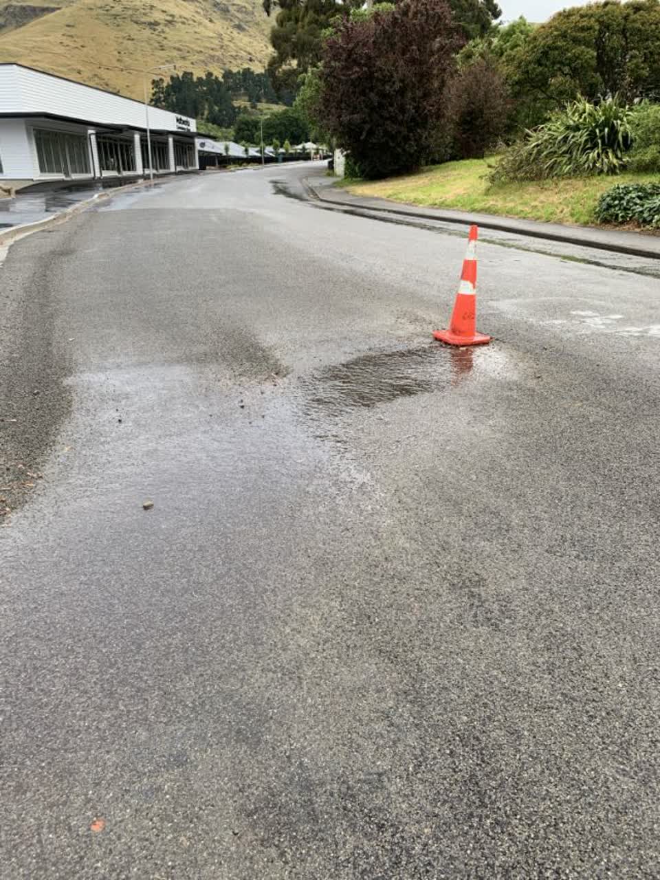 The photograph attached to this water supply report