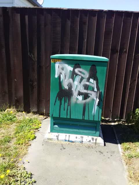 Graffiti, a report photo