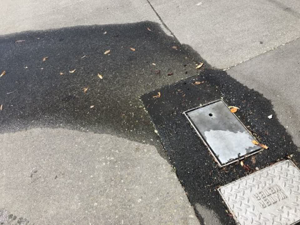 The photograph attached to this water supply report