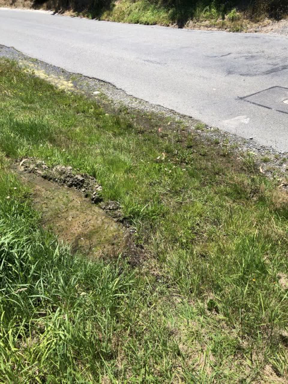 The photograph attached to this wastewater/stormwater report
