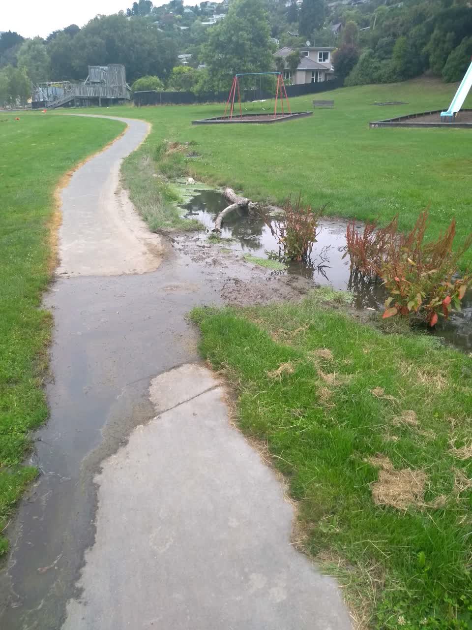 The photograph attached to this wastewater/stormwater report