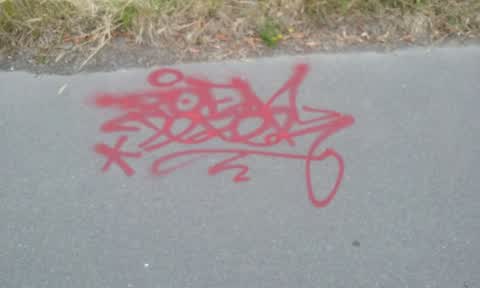 Graffiti, a report photo