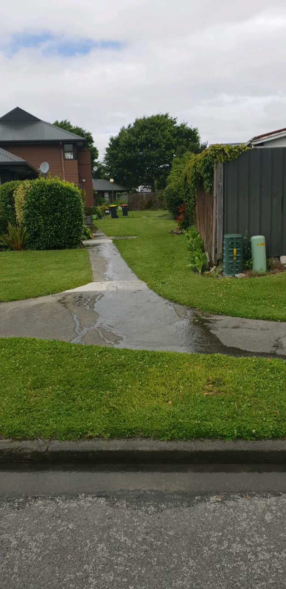 The photograph attached to this water supply report