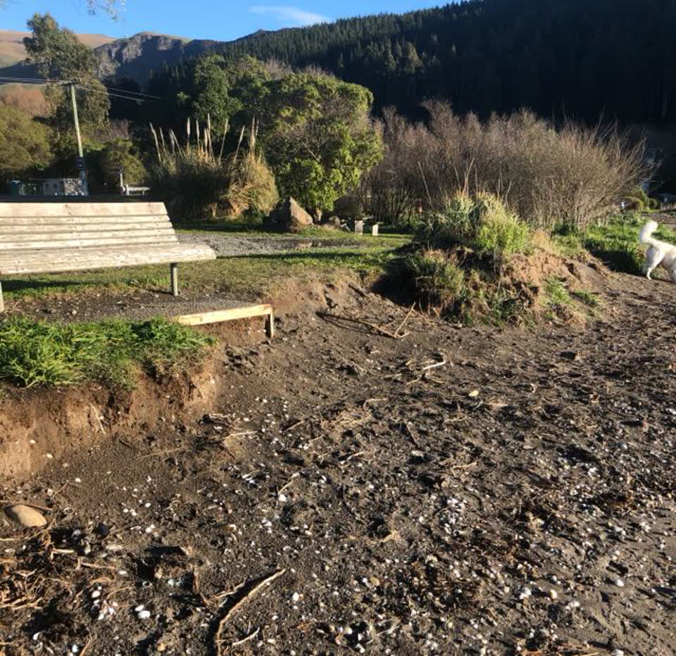The photograph attached to this flooding report