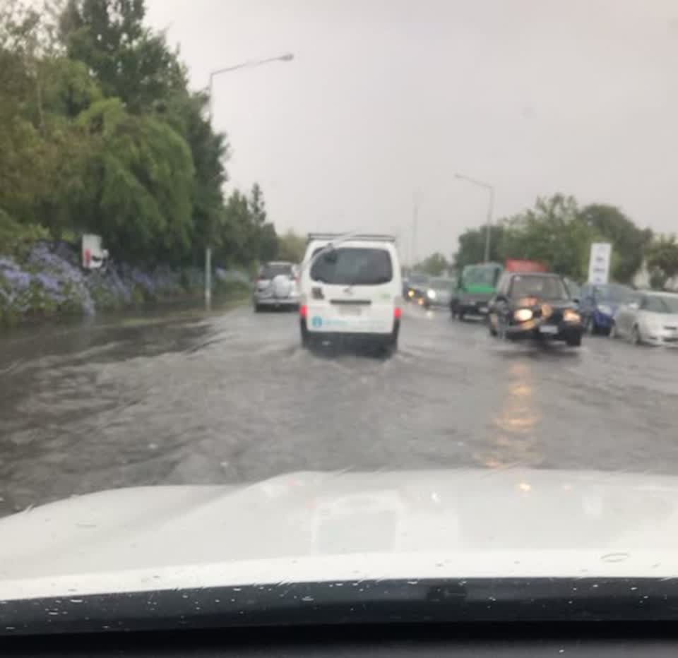 The photograph attached to this flooding report