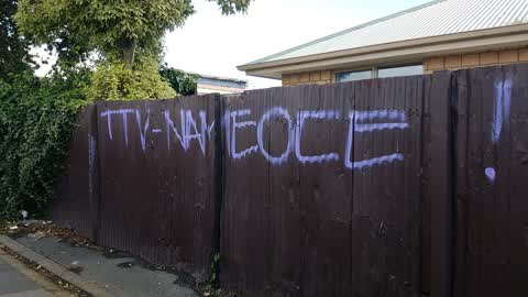 Graffiti, a report photo