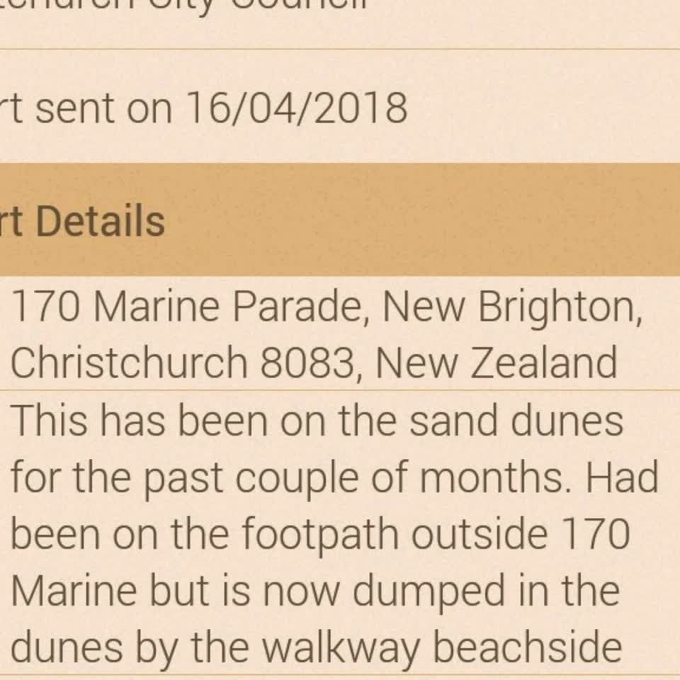 The photograph attached to this parks report