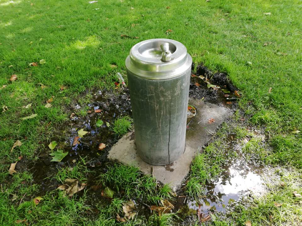 The photograph attached to this flooding report
