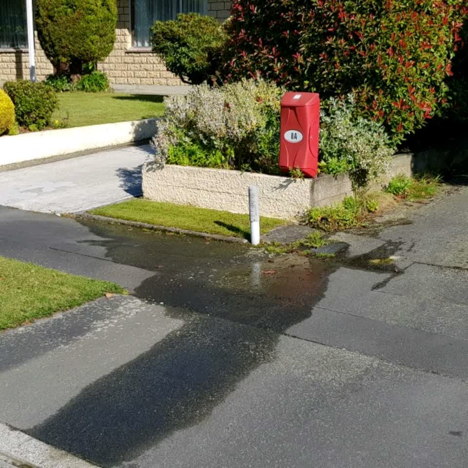 The photograph attached to this water supply report