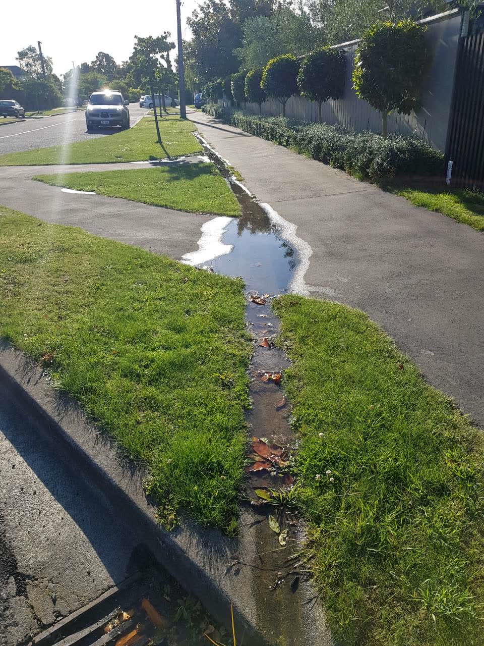 The photograph attached to this water supply report