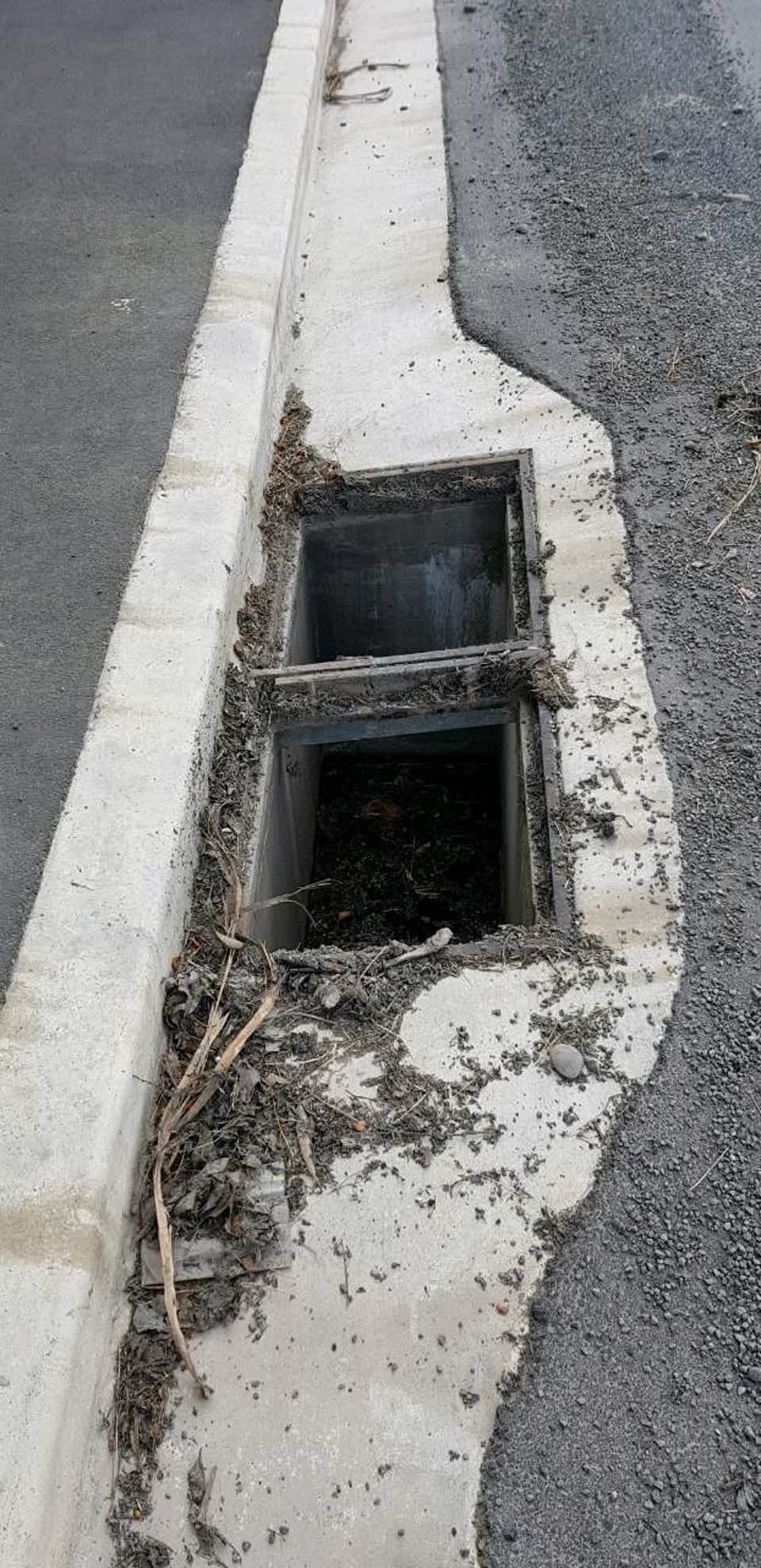 The photograph attached to this wastewater/stormwater report