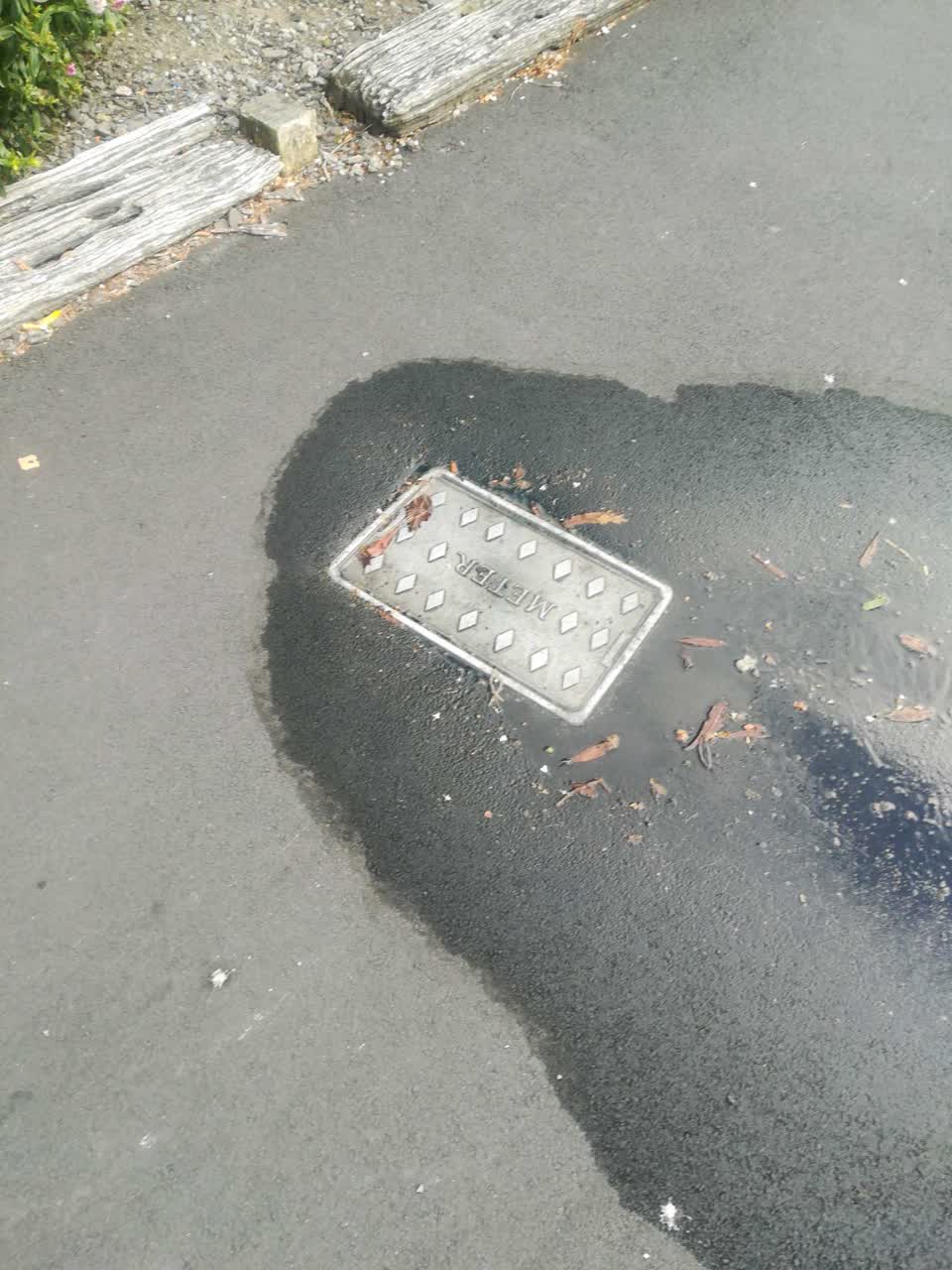 The photograph attached to this water supply report