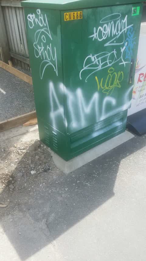 Graffiti, a report photo