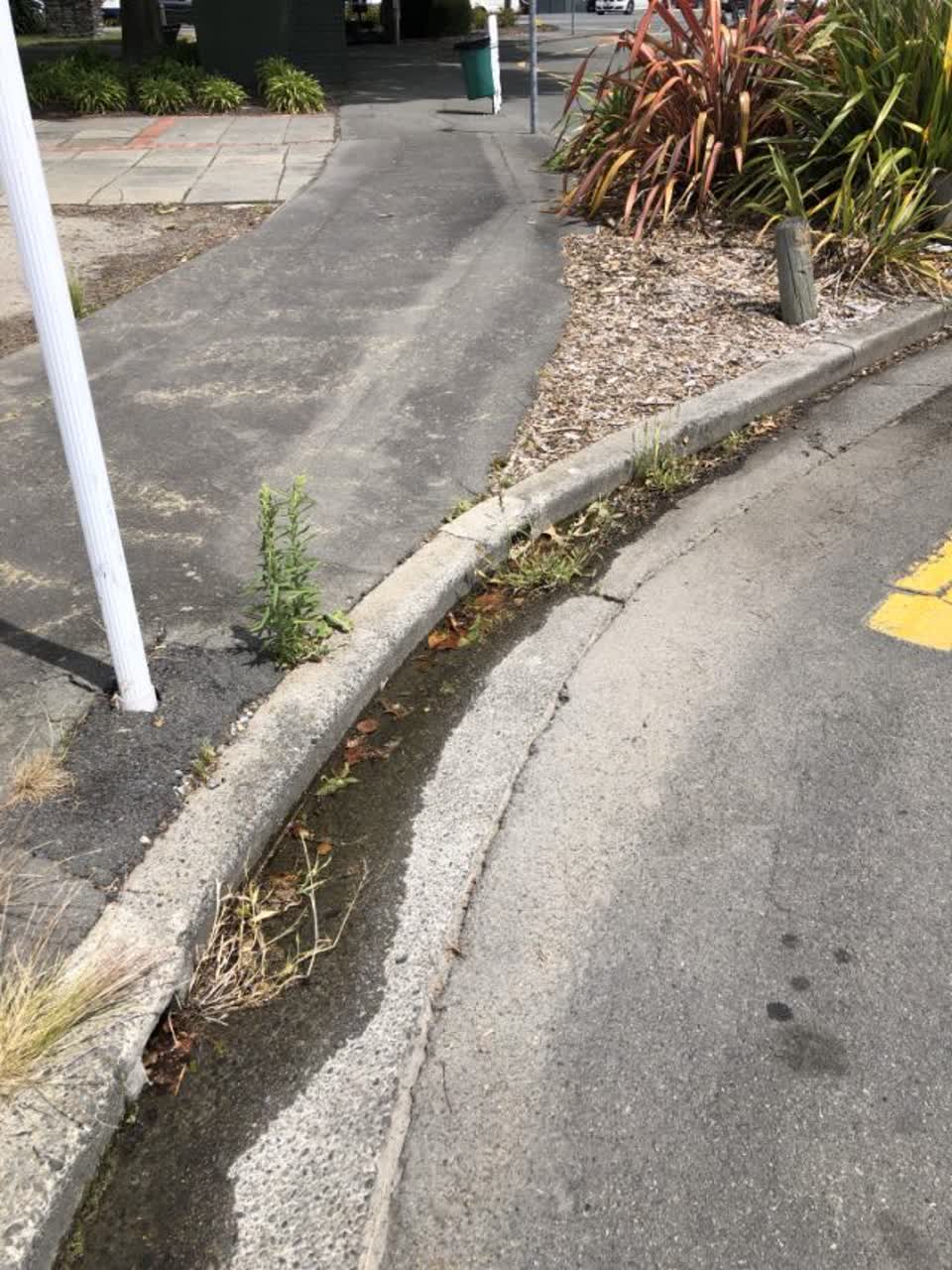 The photograph attached to this wastewater/stormwater report