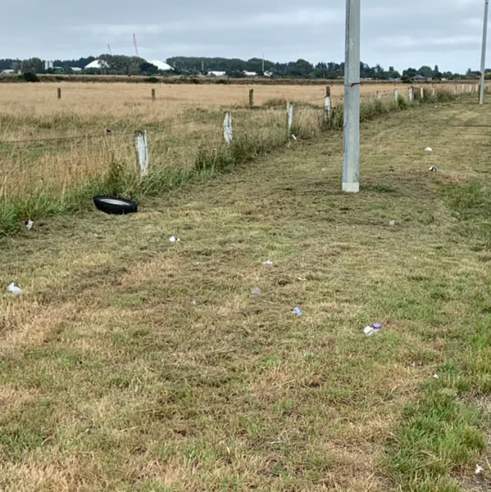 The photograph attached to this rubbish/recycling report