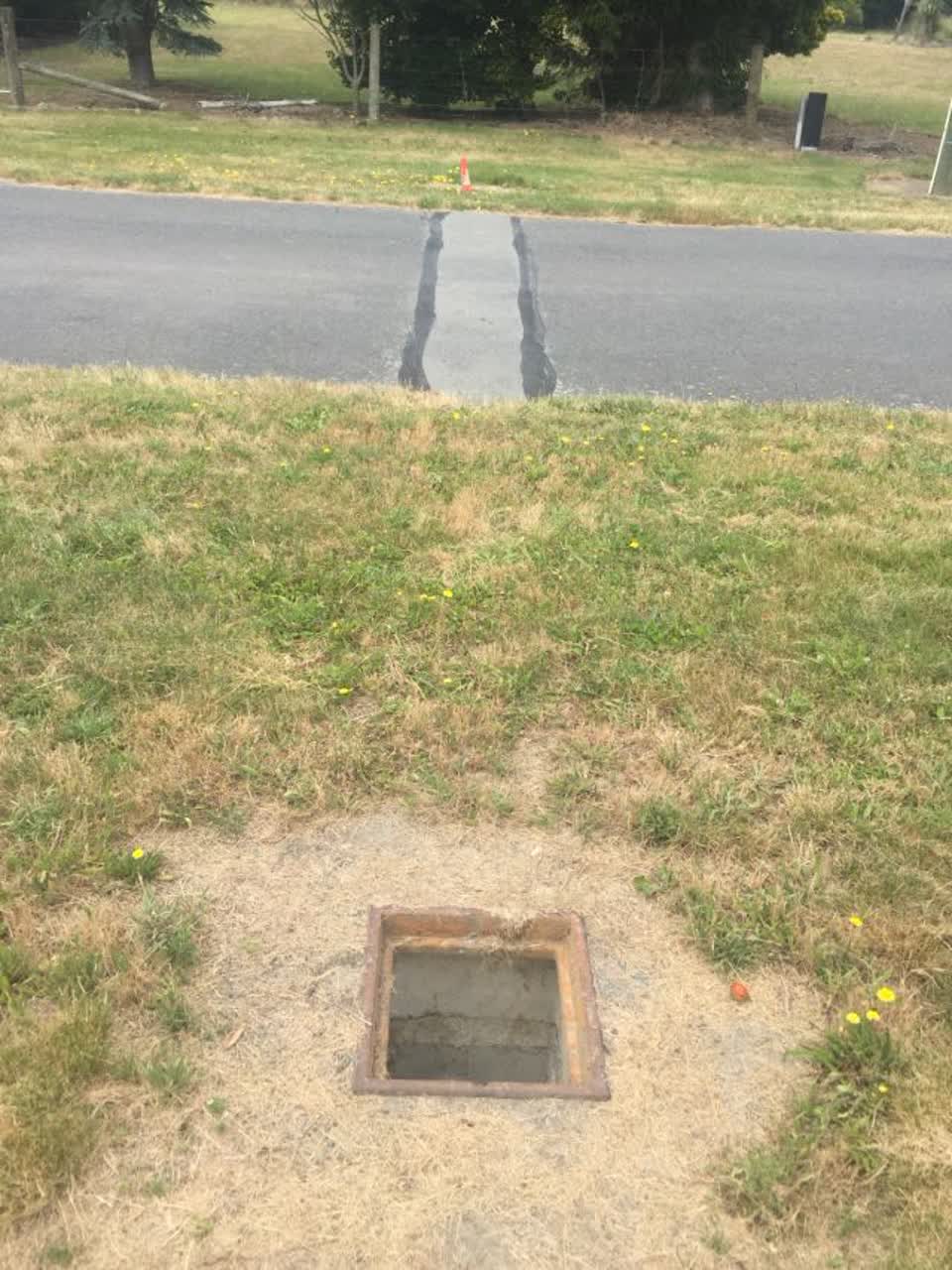 The photograph attached to this wastewater/stormwater report