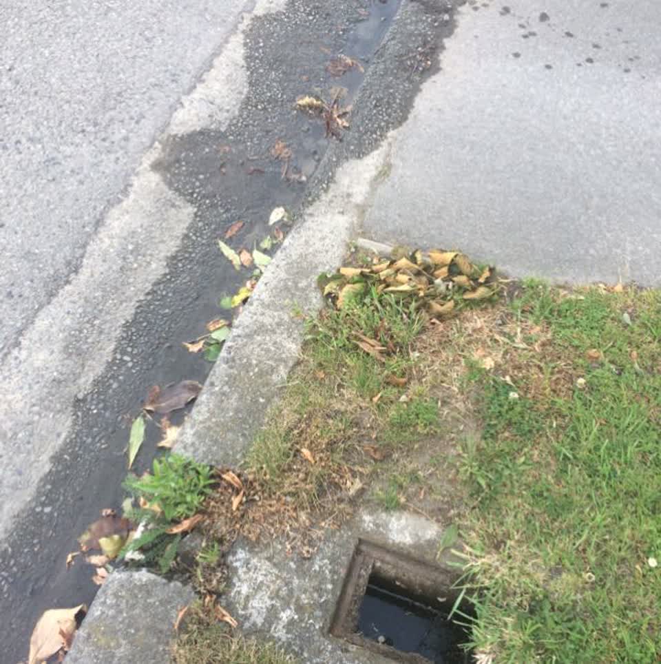 The photograph attached to this wastewater/stormwater report