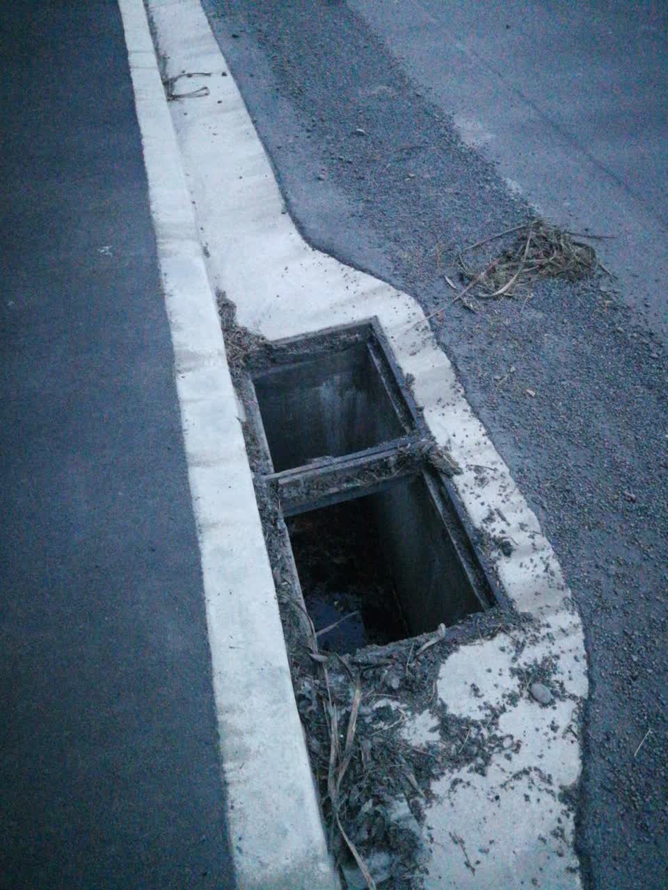 The photograph attached to this wastewater/stormwater report